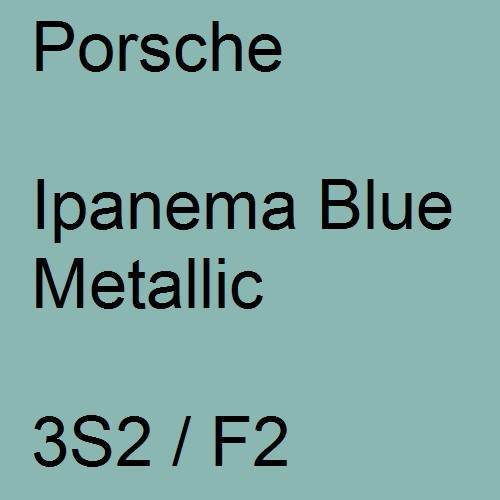 Porsche, Ipanema Blue Metallic, 3S2 / F2.